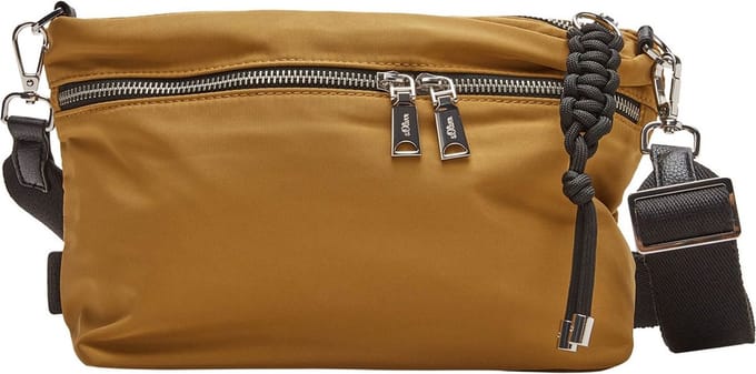 s.Oliver Schoudertas City Crossover Bag Brown Bruine