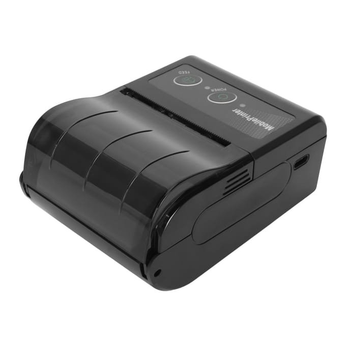 Mini-imprimante thermique POS 58 mm, imprimante de poche Bluetooth pour reçus, pour téléphones portables US Plug gray