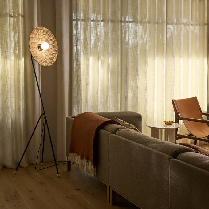 MARKET SET Vloerlamp Gatsby, myra, driepoot, Ø 50 cm, E27