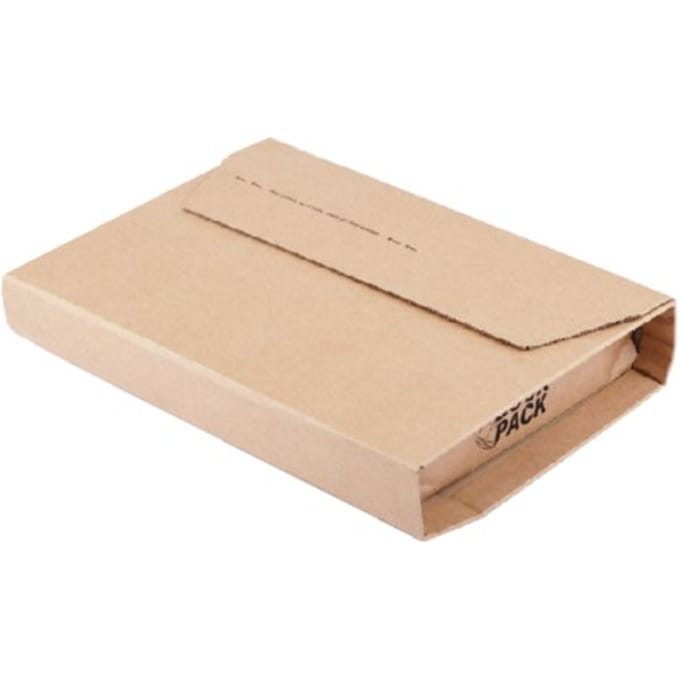 Wikkelverpakking CleverPack ringb +zelfkl strip - bruin - 25 stuks