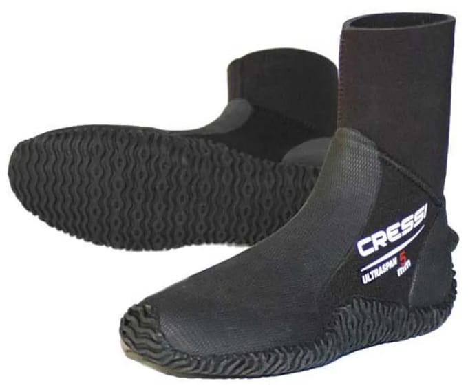 Cressi Ultraspan 5 Mm Duikbooties Zwart EU 48-49