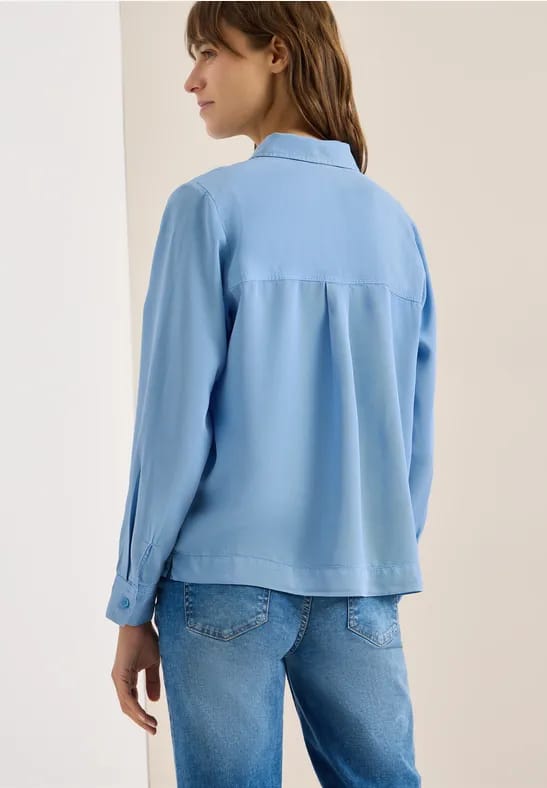 Gekleurde spijkerblouse