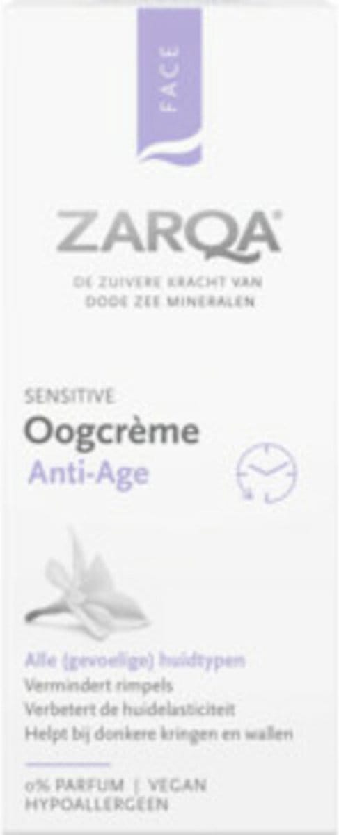 ZARQA Oogcrème Anti-Age - 15ml - Verbetert de huidelasticiteit