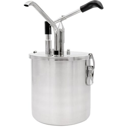 GGM Gastro Saucen-/ Dosierspender - 4 Liter - mit Behälter & einstellbarer Dosierung