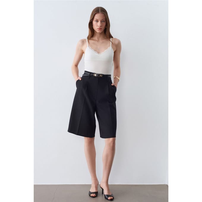 Kant V-hals Mouwloze Top