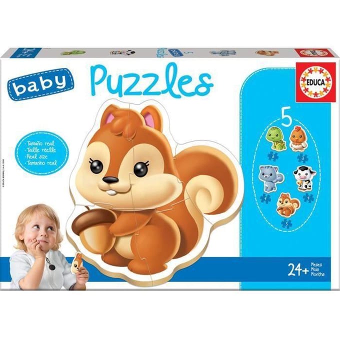 Dierlijke puzzel Educa