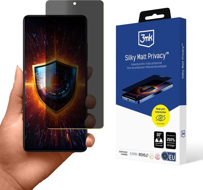 Redmi Note 12 Pro+ - 3Mk Zijdezachte Mat Privacy
