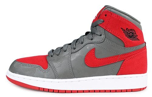 Jordan 1 Retro Hi Prem Bred Camo BG 822858-032 36.5 gray