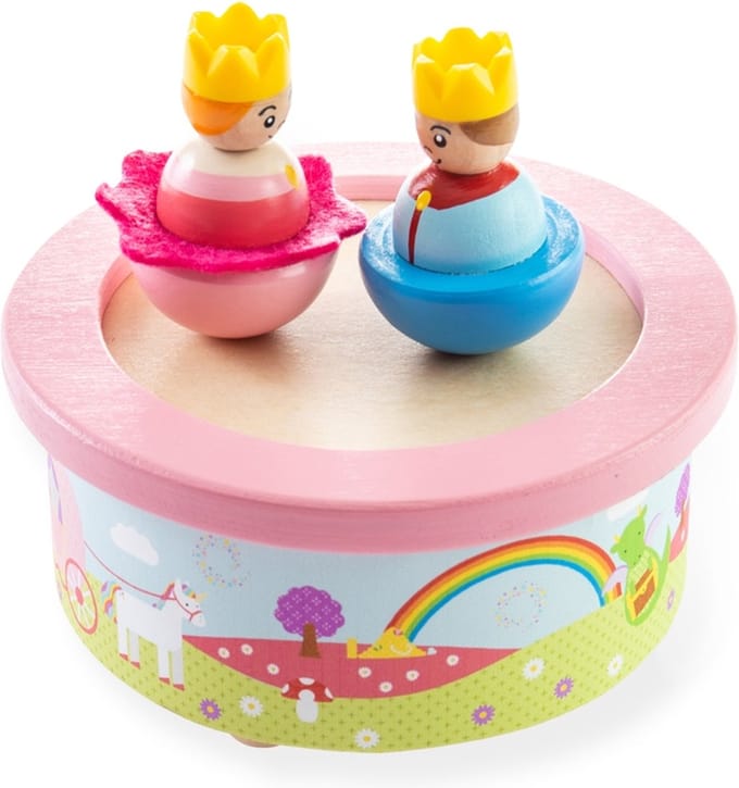 Muziekdoosje - Prins & prinses - Sprookjes - 12,3x6,3cm
