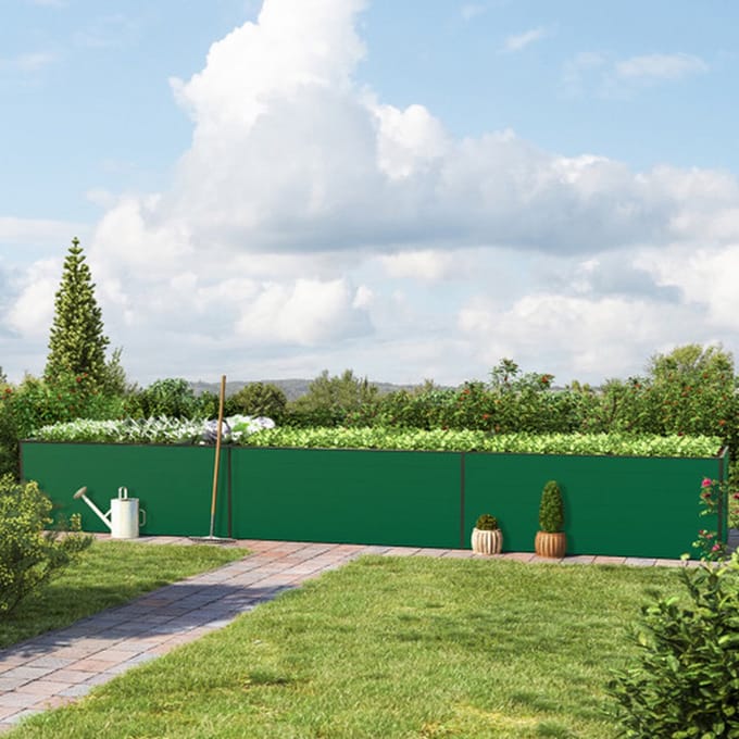 579 x 77 x 77 cm Moestuinbak Kingsize Daniela, Groen