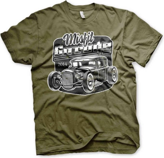 Misfit Garage Heren Tshirt -S- Rod Groen