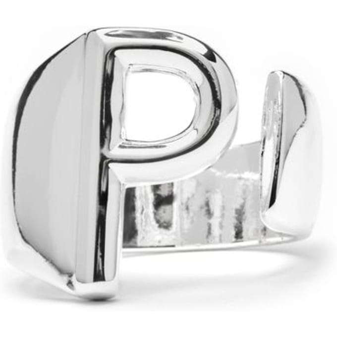 Luxenter Ring met zilveren afwerking - Alphabet