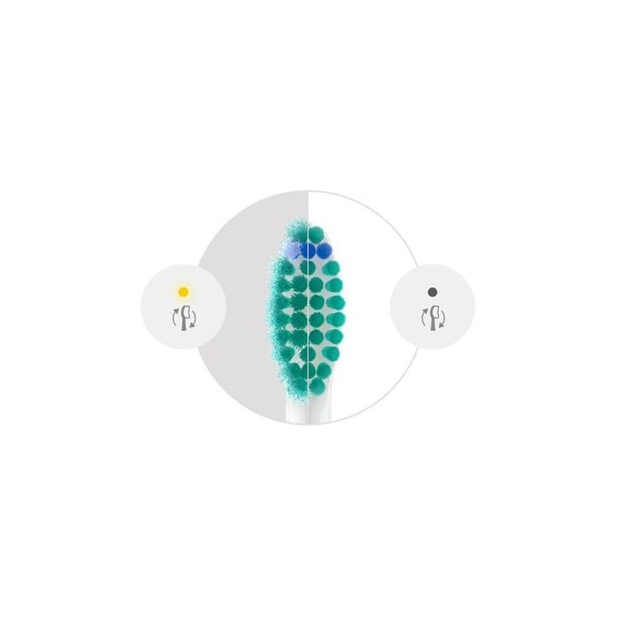 Brossette dentaire Philips Sonicare HX6012/87 ProResults Lot de 2 Blanc blanc