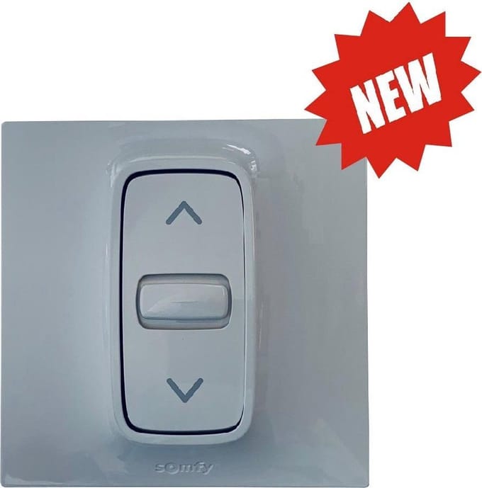 Somfy Inbouw drukknop Inis Keo met vast nulpunt