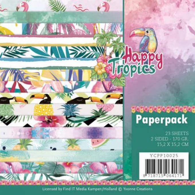 Paperpack - Yvonne Creations - Happy tropics