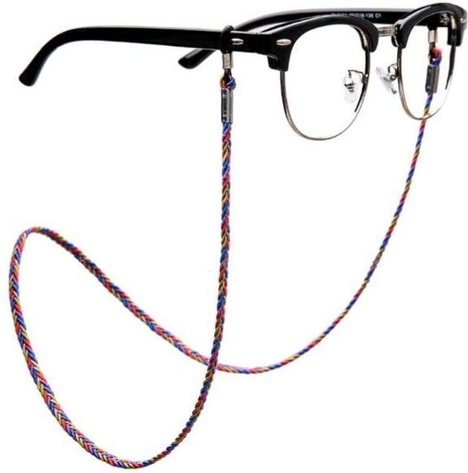 Fako Bijoux® - Brillenkoord - Gevlochten - 4.5mm - 70cm - Summer