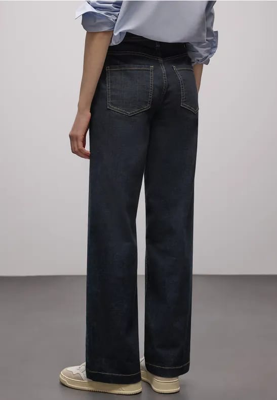 Uitgerolde Wide Legs jeans