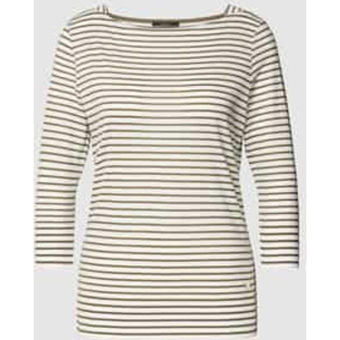 Shirt met lange mouwen met streepmotief