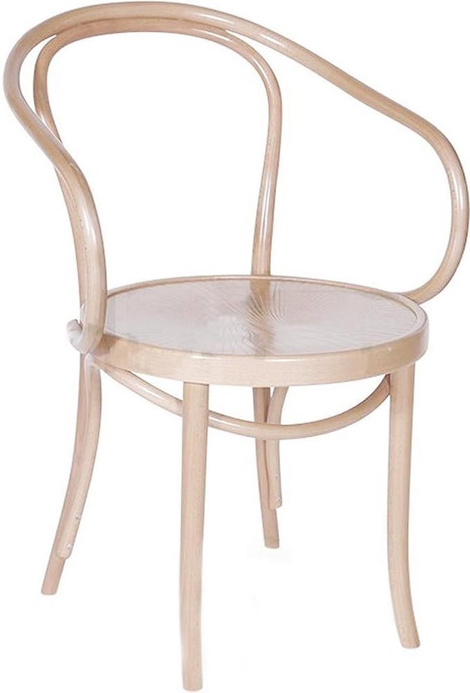 Fameg Venice No. 9 Eetkamerstoel - Met Armleuning - Hout - Design - Whitewash