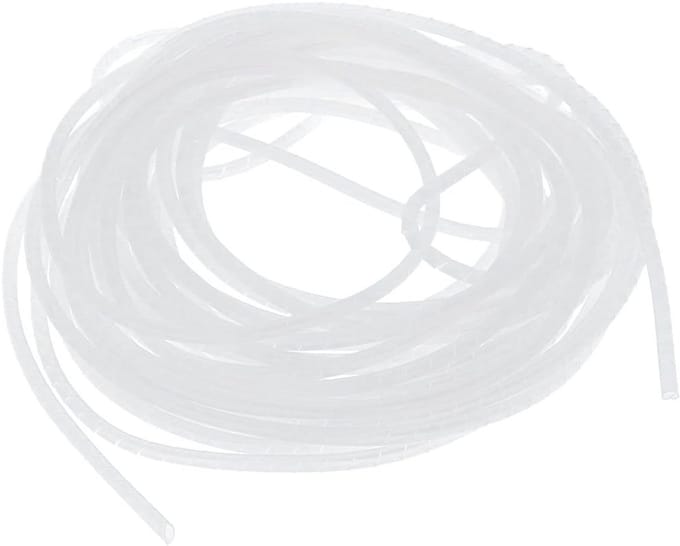 Kabel Organizer - Snoer Beschermer - Kabel Bundelen - Flexibel Spiraalontwerp - 4mm 10 Meter - Wit