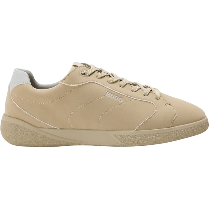 Hugo Heren Suède Trainers (Medium Beige)