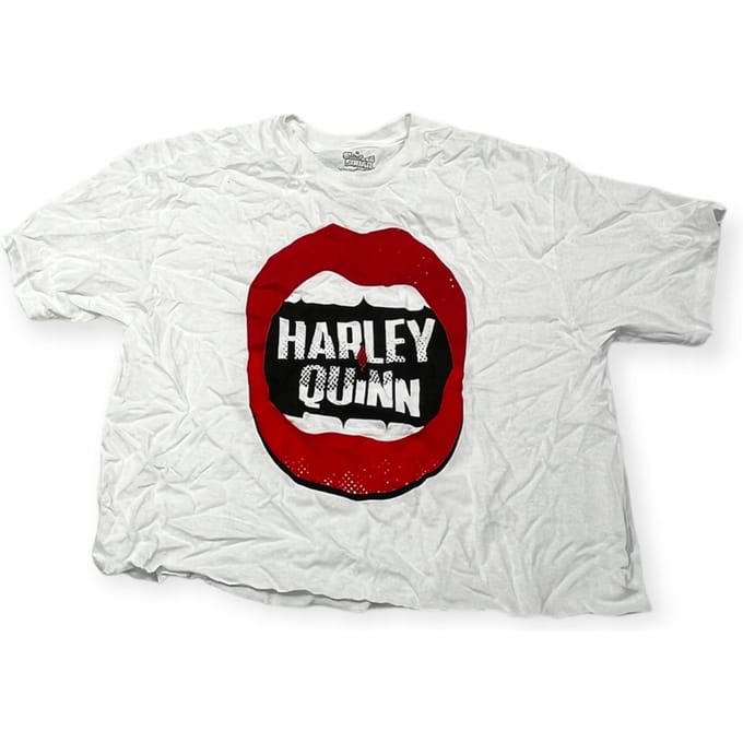 Crop top damski Spencer's THE SUICIDE SQUAD M white