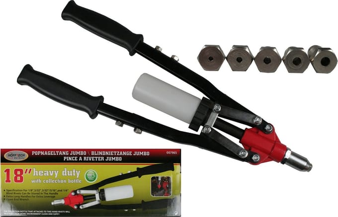 Hofftech Popnageltang - Groot Model - Voor Staal, RVS en Aluminium - Ergonomisch - 450 mm
