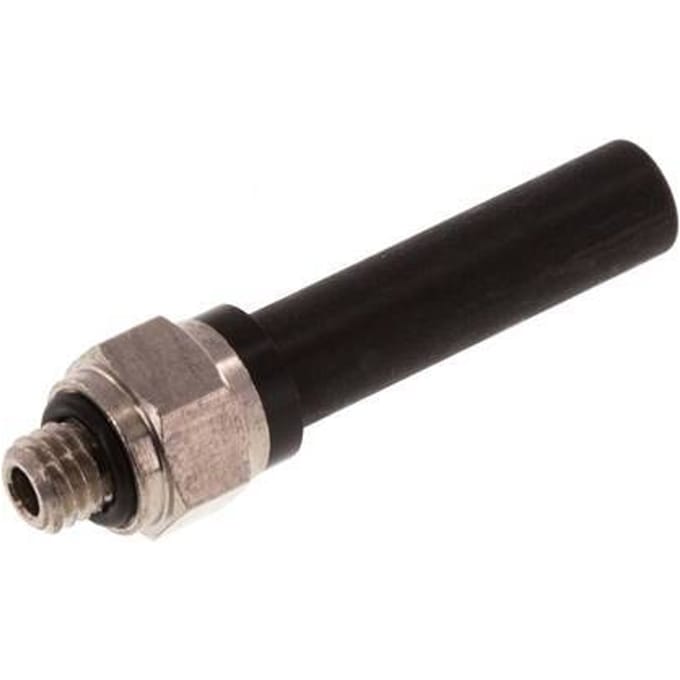 6mm x M 5 insteekfitting Messing/PA 66 buitendraad NBR [5 Stuks]