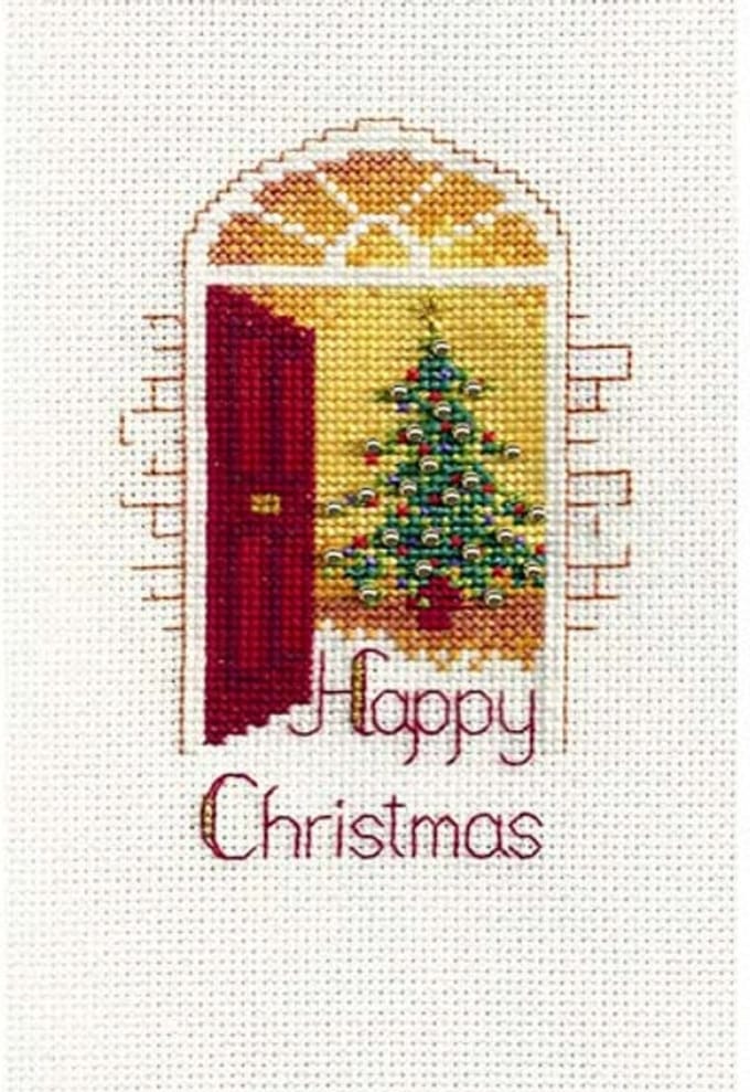Kerstkaart Bothy Threads Telwerk CDX  34
