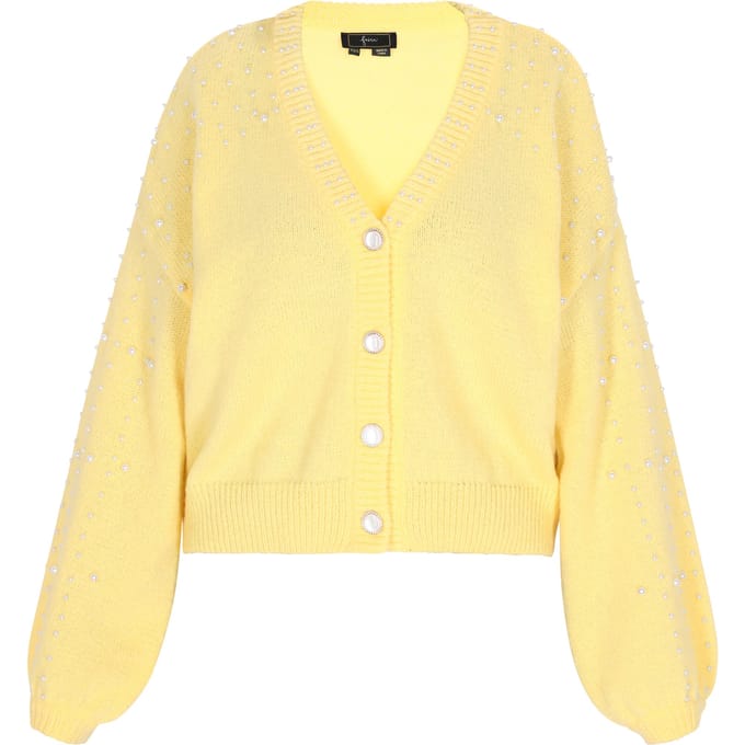 Faina Vest Dames lichtgeel