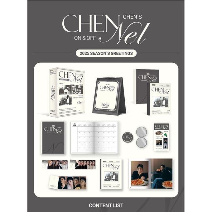 CHEN - 2025 SEIZOENSGROETEN [Chens Chennel AAN & UIT] WITHMUU POB white