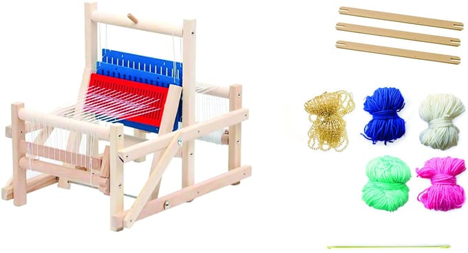 Sycomore speelgoed XXL weefgetouw voor kinderen - creatieve set.