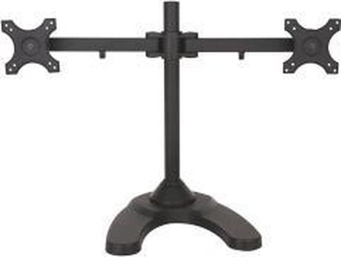 Monitorbeugel 2 schermen 13 tot 27 inch - Standaard L21