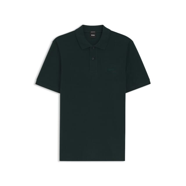 BOSS Pallas regular fit polo - pique - groen