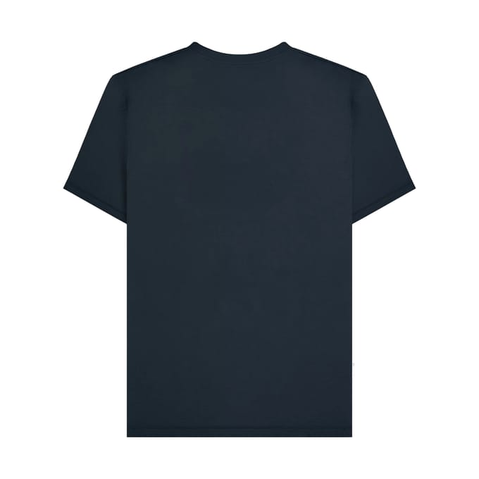 Lambretta Heren Target Kwadrant Groot & Lang T-Shirt (Marine)