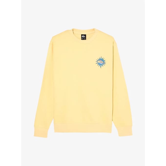 Quiksilver Salt Water Flow Sweatshirt Geel M Man