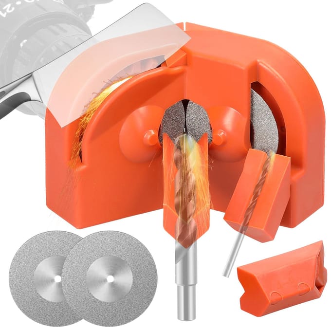 Multifunctionele elektrische boorbits Slijpslijper Slijpvaste diamantslijpblad oranje