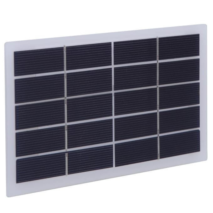 2W 5V Polykristallijn Silicium DIY Gebruik Zonnepaneel Lichtgewicht met Clip 173x99x2MM(2W 5V Klem ) white