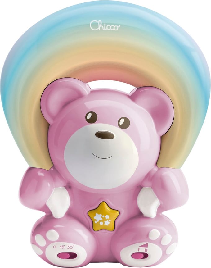 Chicco Rainbow Bear pink