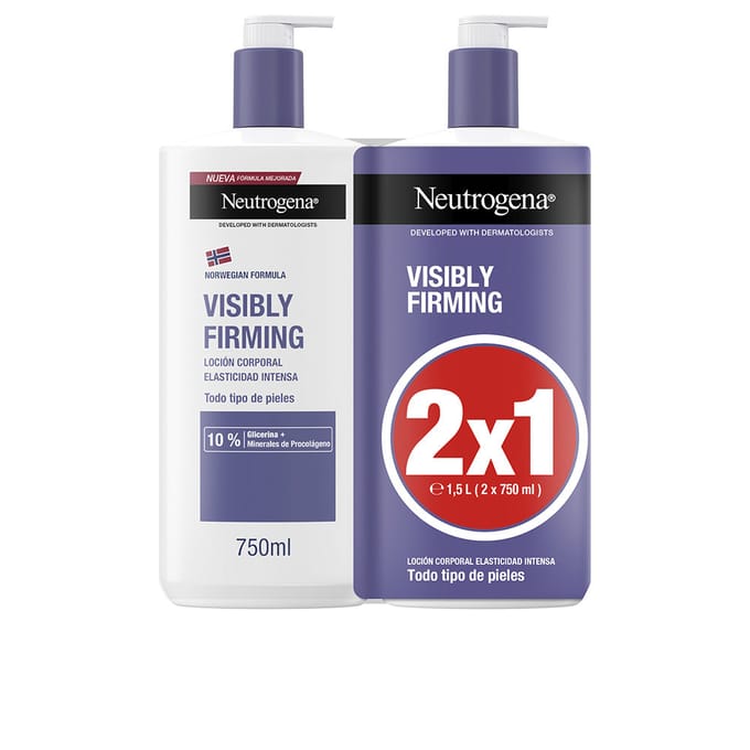 Neutrogena Zichtbaar Verstevigende Bodylotion 750ml 2 Eenheden Transparant