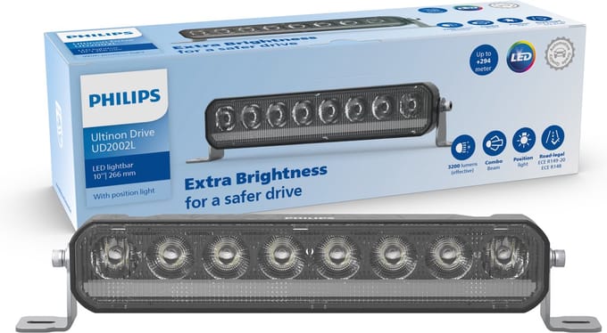Philips Ultinon Drive 2002L 10 Inch LED lichtbalk
