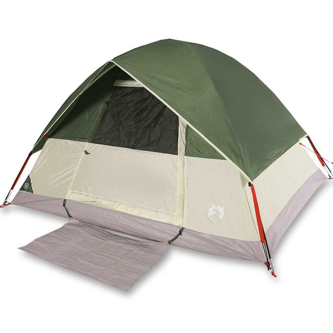 vidaXL - Koepeltent - 3-persoons - waterdicht - groen