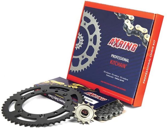 Kit chaîne Axring pour Moto Honda 70 ST Dax 1978 à 1981 Neuf