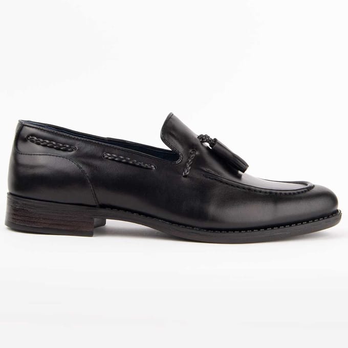 Purapiel Mocassin Moretto3 Zwart