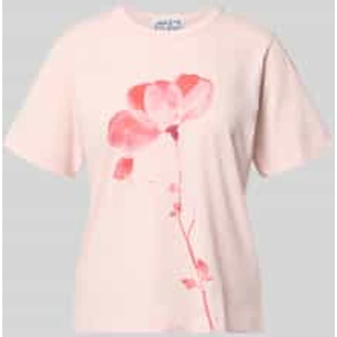 T-shirt met ronde hals en motiefprint