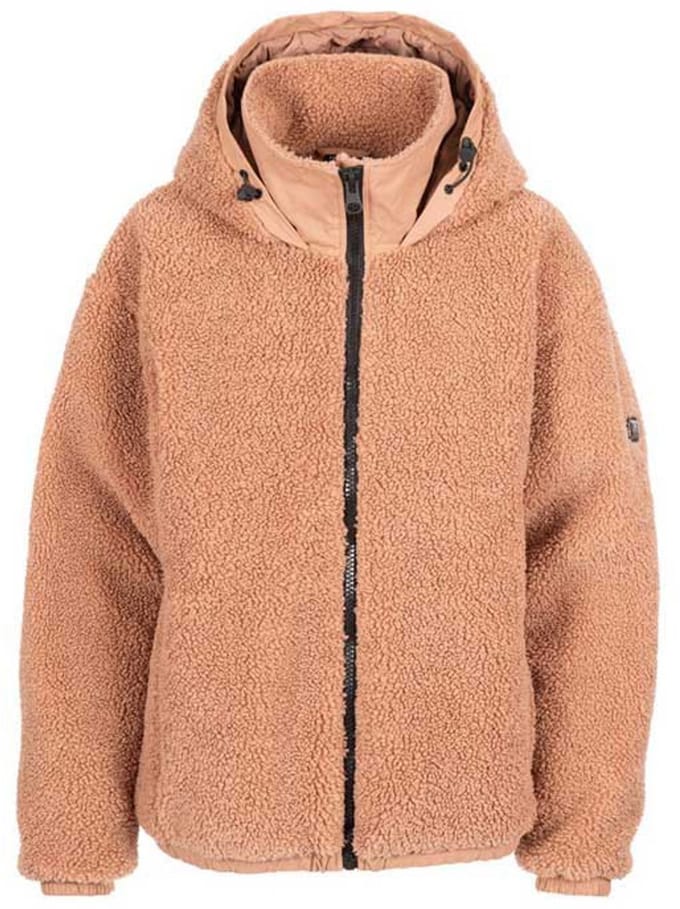 Trespass Burly Fleece Met Kap Oranje L-XL Vrouw