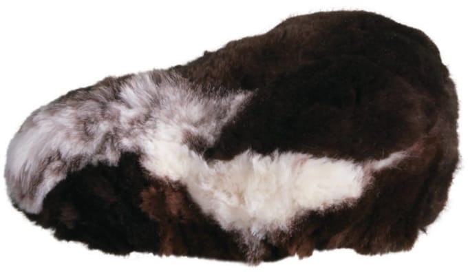 Schapenvacht Fietszadeldekje - 4 Kleuren - Kleur: Bont