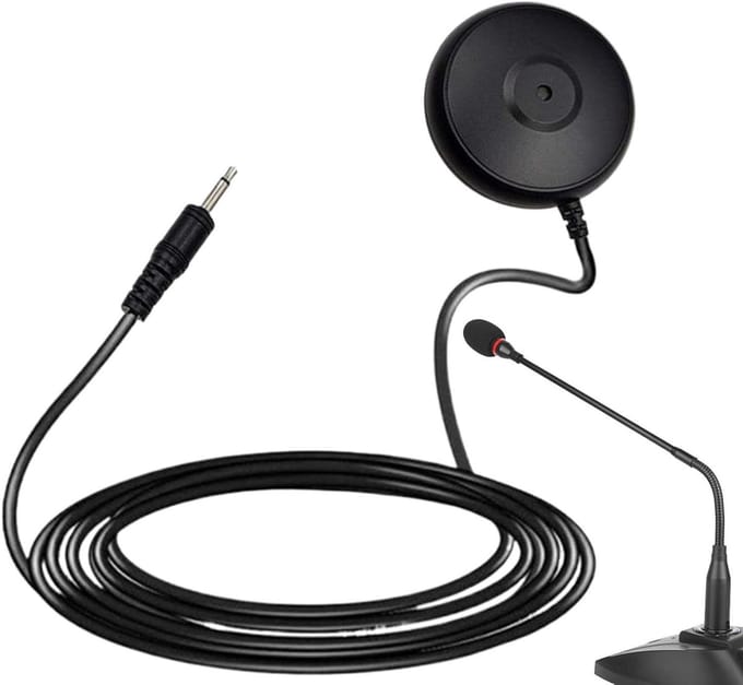 Desktop Microfoon - PC Microfoon Kalibratie - Heldere Gesprekken - Automatische Ruisreductie - 6 x 6 x 4 cm - Zwart
