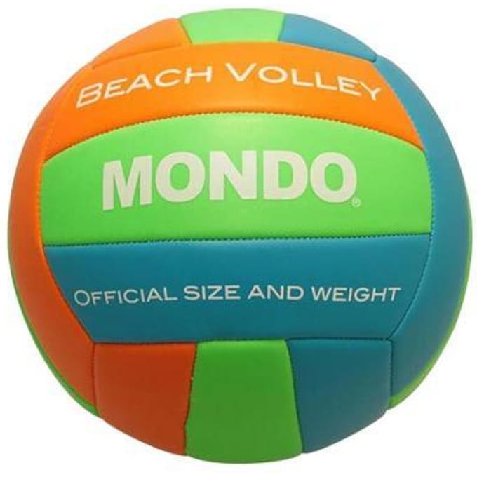 Mondo Volleybal 280 gram - Rood/Wit