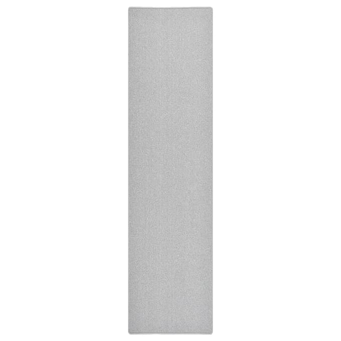 vidaXL - Tapijtloper - 80x300 - cm - lichtgrijs